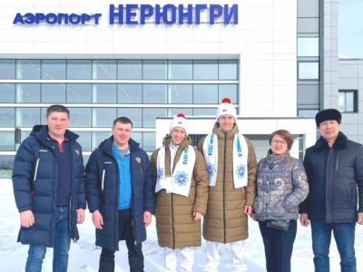 Олимпийские чемпионы Ольга Зайцева и Никита Крюков прилетели в Нерюнгри