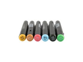 Набор маркеров Sketchmarker "Brush Pro Main Set v.1" 6 цветов в картонной упаковке