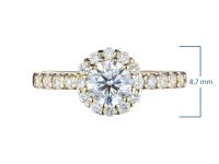 Кольцо из желтого золота э0312кц06165300