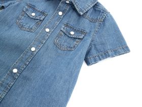 Рубашка с коротким рукавом для маленького мальчика