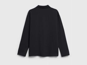 Поло с длинным рукавом для мальчиков, Черный