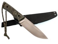 Нож Pocket Wolf Универсал, сталь AUS10Co, рукоять G10, серый