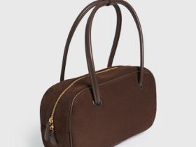 Сумка-боулер, Коричневый