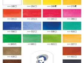 Набор акварели Talens "Van Gogh" 18 цв + 2 тубы + кисть в пластик уп