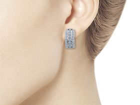 Серьги из серебра э0612сг02135600_white