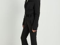 Горнолыжный комбинезон с капюшоном приталенного силуэта