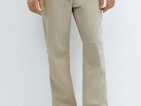 Джоггеры из тонкого твила, Бежевый