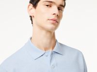 Мужское поло L.12.12 из меланжевой ткани