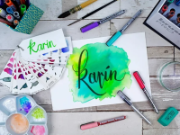 Маркер-кисть Karin "Brushmarker Pro" Огненно-красный