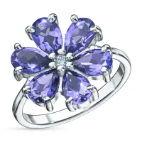 Кольцо из серебра э0660кц02260370_white