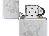 Зажигалка Zippo Vintage Dance с покрытием Satin Chrome, латунь/сталь