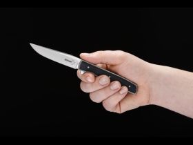 Нож складной Urban Trapper G10 - Boker Plus 01BO732, сталь VG-10 Satin, рукоять титан/стеклотекстолит G10