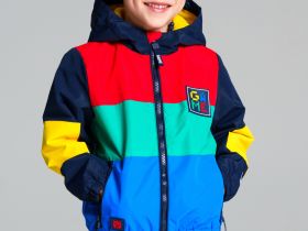 Куртка текстильная с полиуретановым покрытием для мальчиков (ветровка)