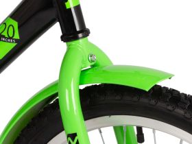 Детский велосипед Novatrack YT Forest 20, год 2025, цвет Белый-Зеленый