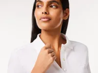 Женское поло Lacoste Slim Fit из эластичного хлопка