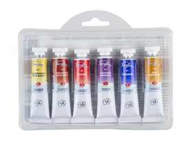 Набор акварели "Белые Ночи" Оттенки кожи, 6 туб x10 мл, пластиковый коррекс