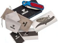 Складной нож Trivisa Hornet-08L, сталь 14C28N, рукоять алюминий/G10