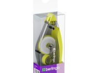 Корректирующая лента Berlingo "Neon" 5мм*10м, желтый, PET бокс, европодвес