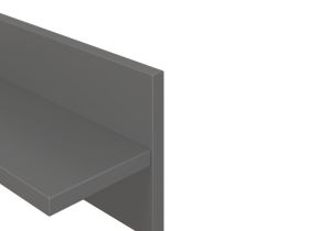 Полка Оберг 60x16 Графитовый