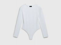 Боди с длинным рукавом, Бежевый