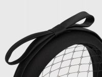 Ободок с вуалью, Черный