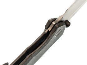 Складной нож WE Knife Ryson, сталь M390, рукоять титан, серый