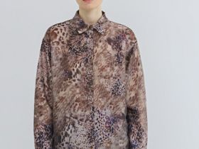 Рубашка из лиоцелла, Оранжевый