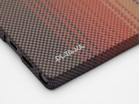 Чехол Pitaka Tactile Woven для Galaxy S25 Ultra кевлар коричневый
