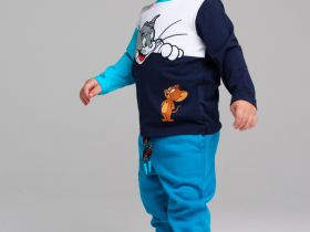 Фуфайка детская трикотажная для мальчиков (футболка с длинными рукавами)