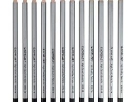 Набор карандашей чернографитных ACMELIAE 12 твердостей (4H,3H,2H,B,B,2B,3B,4B,5B,6B,7B,8B) в картоне