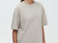 Оверсайз футболка из трикотажного интерлока