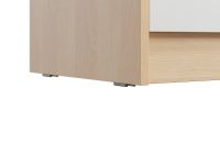 Стеллаж Пенни 90x190 Береза/Белый