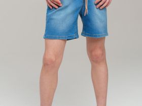 Шорты текстильные джинсовые для мальчиков