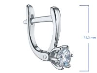Серьги из белого золота э0912сг04184100_white