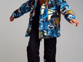 Куртка текстильная с полиуретановым покрытием для мальчиков