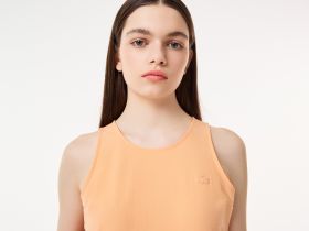 Женское платье Lacoste с поясом без рукавов