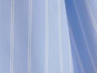 Хлопковая рубашка с контрастными деталями, Голубой