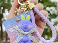 Брелок "Rabbit bow", purple