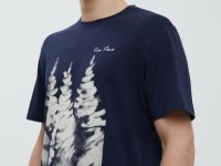 Футболка из хлопка с принтом