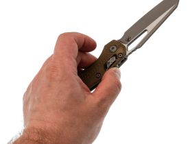 Складной нож Microtech MSI 210T-10APPMDE, сталь M390MK, рукоять полимер