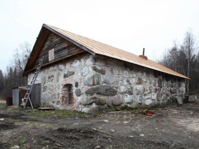 Баня валунная