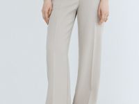 Прямые брюки со стрелками, Бежевый
