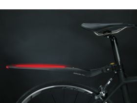 Крыло для велосипеда заднее с подсветкой Topeak DeFender iGlow TIG-DF01 28" (черный / красный)