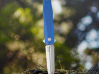 Нож складной Ruike P188-E, сталь D2, рукоять G10, синий