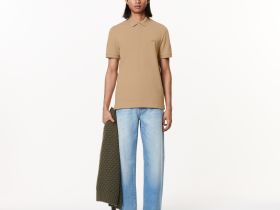 Мужское поло Lacoste PARIS стандартного кроя