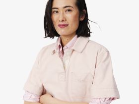 Женская рубашка-поло Lacoste свободного кроя из огранического хлопка