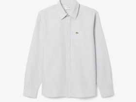 Мужская хлопковая рубашка Lacoste