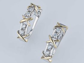 Серьги из комбинированного золота э4812сг10160400