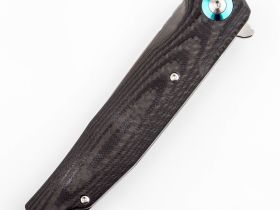 Складной нож Bestech Knives ASCOT, D2, Черно-серый карбон