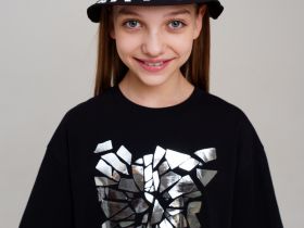 Панама текстильная для девочек